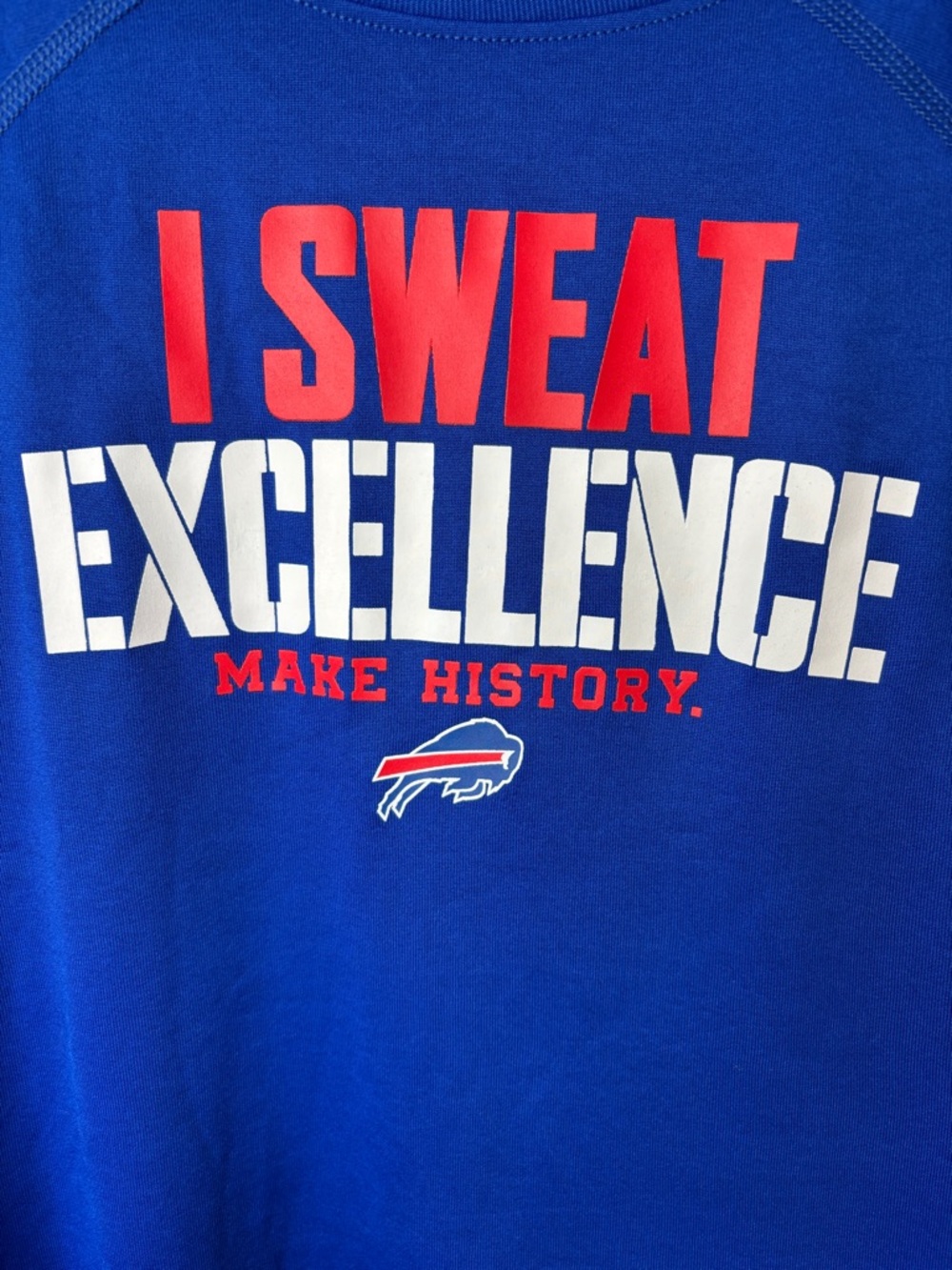 đź’™ Under Armour Buffalo Bills Youth Small Tee Blue NWT Combine Authentic đź’™ - Picture 3 of 16